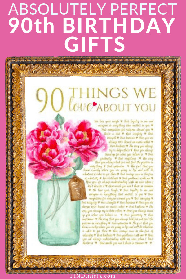 90th Birthday Gift Ideas
 90th Birthday Gift Ideas 25 Best 90th Birthday Gifts