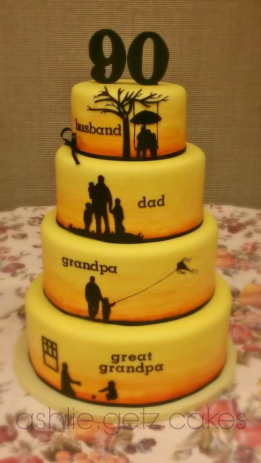 90Th Birthday Gift Ideas For Grandpa
 90th Birthday cake wedding cakes Pinterest