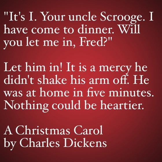 A Christmas Carol Scrooge Quotes
 My Favorite Quotes from A Christmas Carol 44 It s I