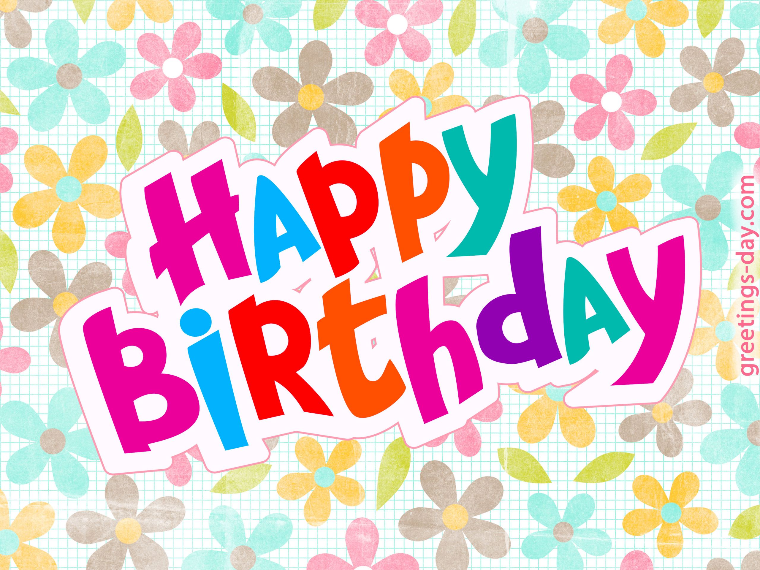 A Happy Birthday Card
 Happy birthday greeting Cards image to you friend