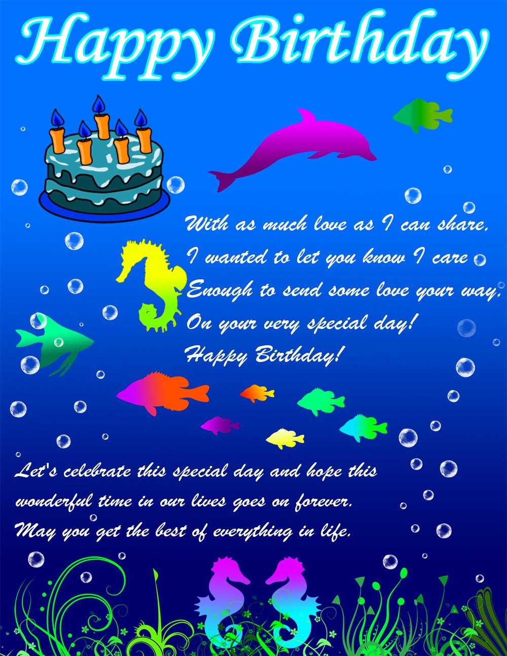 A Happy Birthday Card
 Example Greeting Card Happy Birthday google of genius