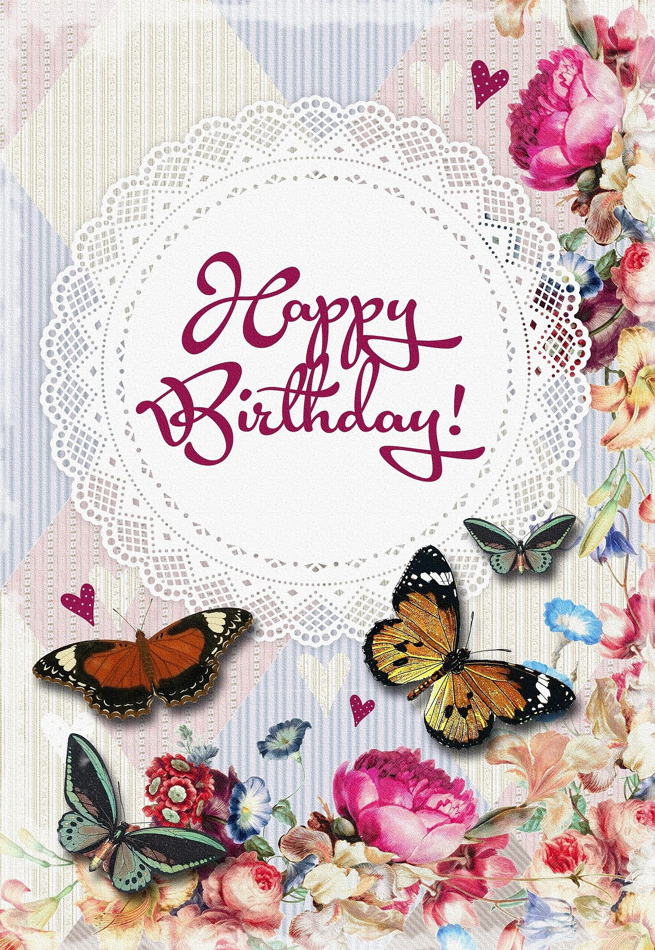 A Happy Birthday Card
 Happy Birthday Greeting Card Free Stock Public