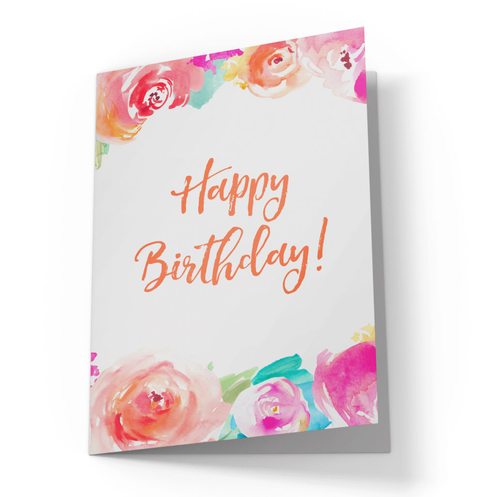 A Happy Birthday Card
 Happy Birthday Card SVG Cut File Cute Happy Birthday Card