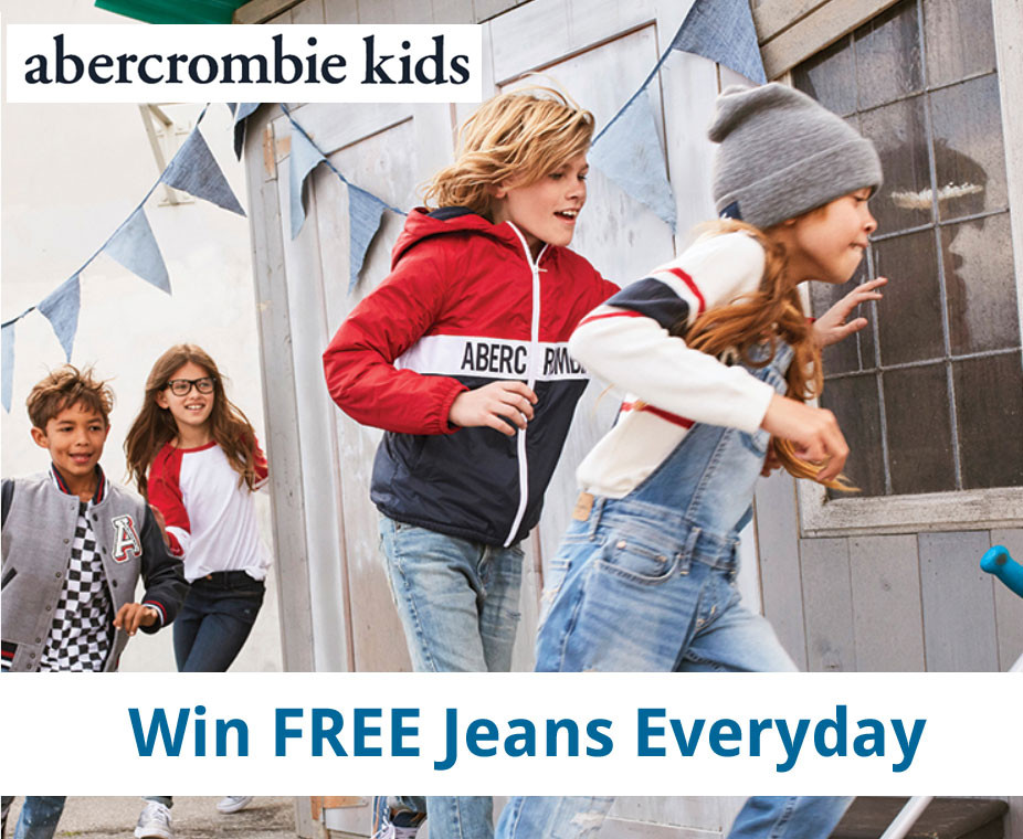 Abercrombie Kids Gift Cards
 Abercrombie Kids Jeans Sweepstakes Daily Winners