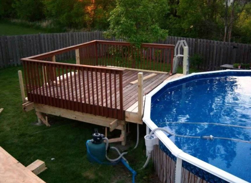 Above Ground Pool Decks Pictures
 11 Most Popular Ground Pools with Decks Awesome