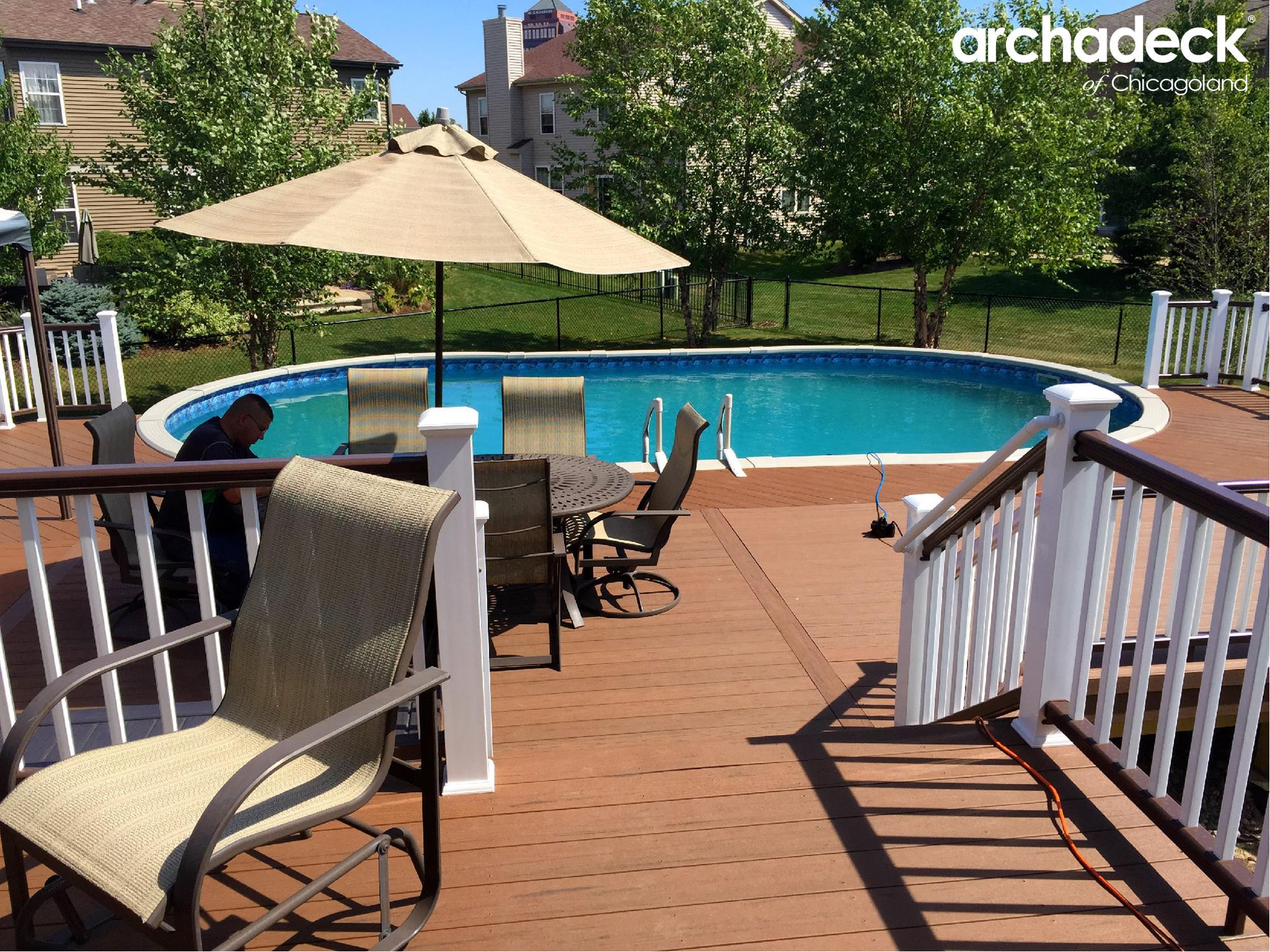 Above Ground Pool Decks Pictures
 Pool Deck Ideas for Chicagoland Homeowners