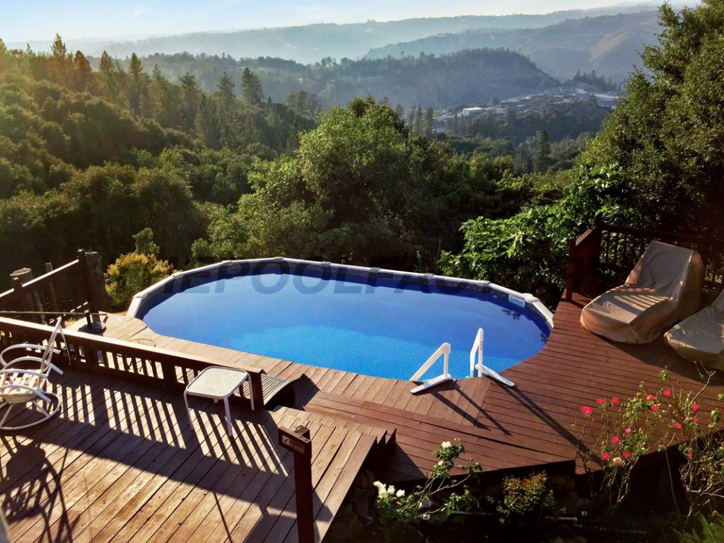 Above Ground Pool Decks Pictures
 Pool Deck Ideas Partial Deck The Pool Factory