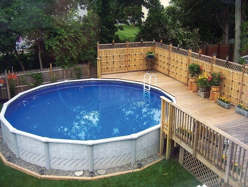 Above Ground Pool Ideas
 40 Uniquely Awesome Ground Pools with Decks