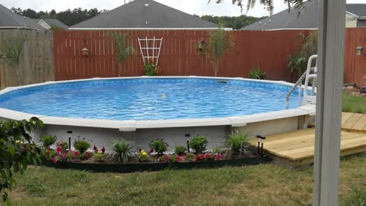 Above Ground Pool Ideas
 Ground Pool Landscape Design Ideas