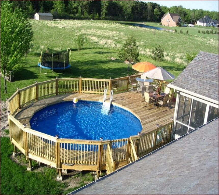 Above Ground Pool Ideas
 Ground Pool Landscaping Ideas – Deshouse