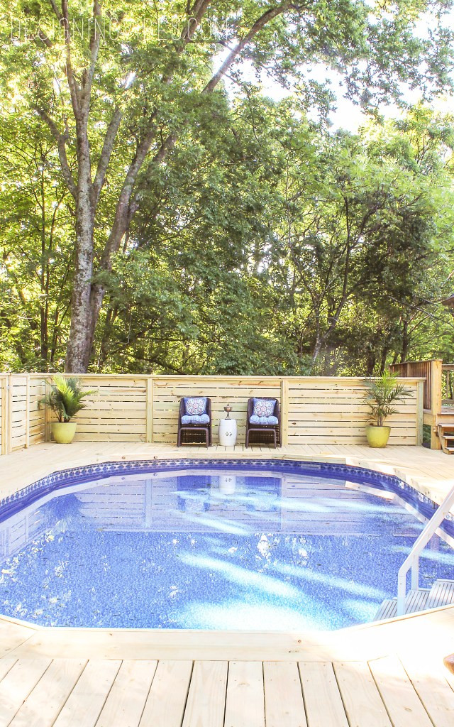 Above Ground Pool Ideas
 How to Make an Ground Pool Look Inground Pool Deck