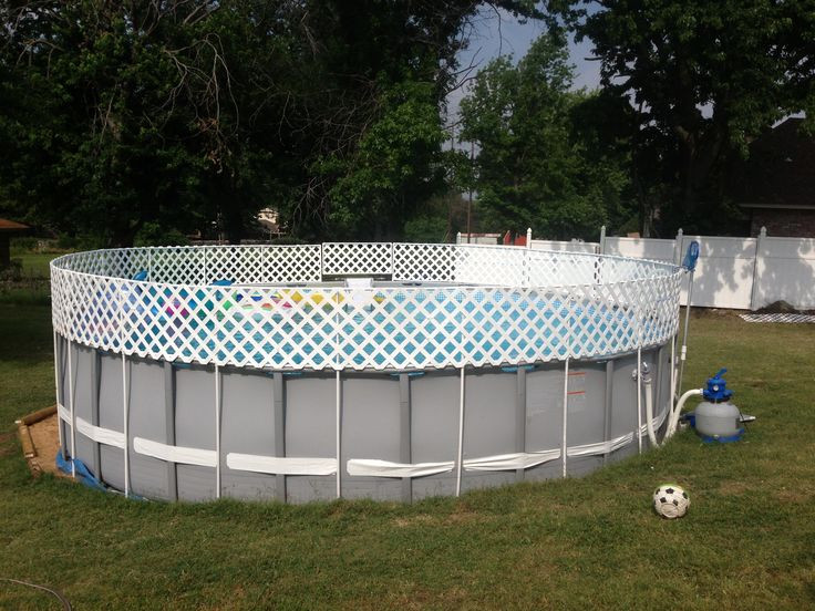 Above Ground Pool Safety Fence
 Pin on pool