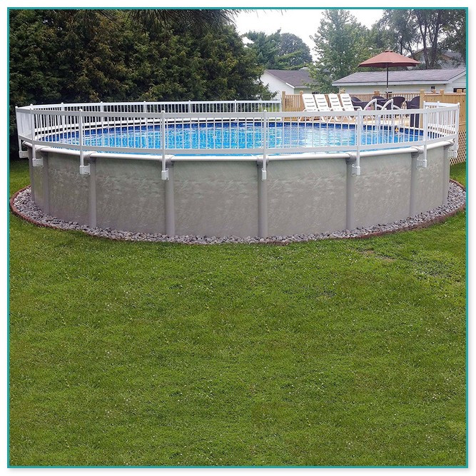 Above Ground Pool Safety Fence
 Doughboy Ground Pool Fencing