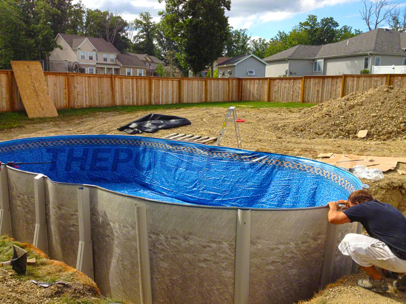 Above Ground Pool Setup
 Ground Pool Installation s The Pool Factory