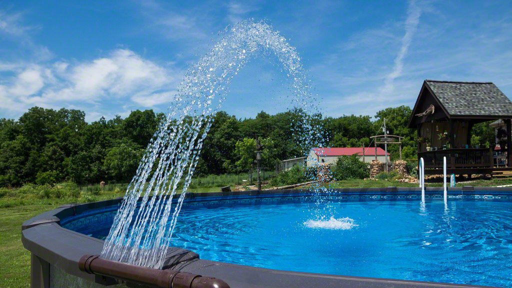 Above Ground Pool Water Fountain
 Saltwater LX Swimming Pool Gallery The Pool Factory