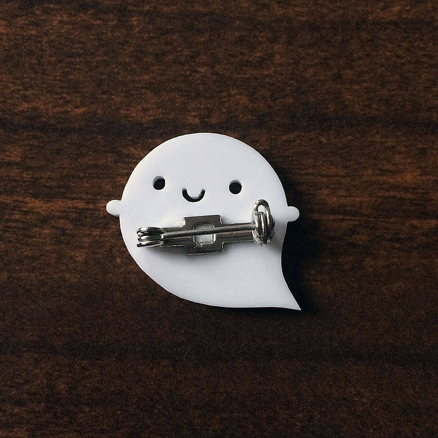 Acrylic Brooches
 little ghost acrylic brooch by asking for trouble