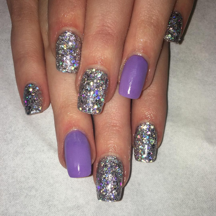 Acrylic Nail Designs Glitter
 60 Acrylic Nail Art Designs Ideas