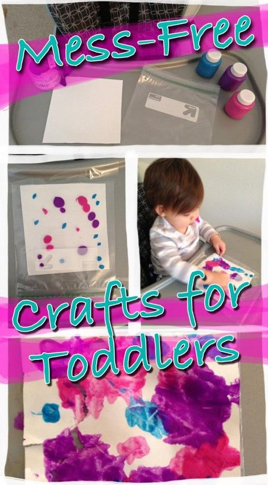 Activities For 1 Year Old Birthday Party
 Mess Free Crafts for Toddlers PERFECT activity for one