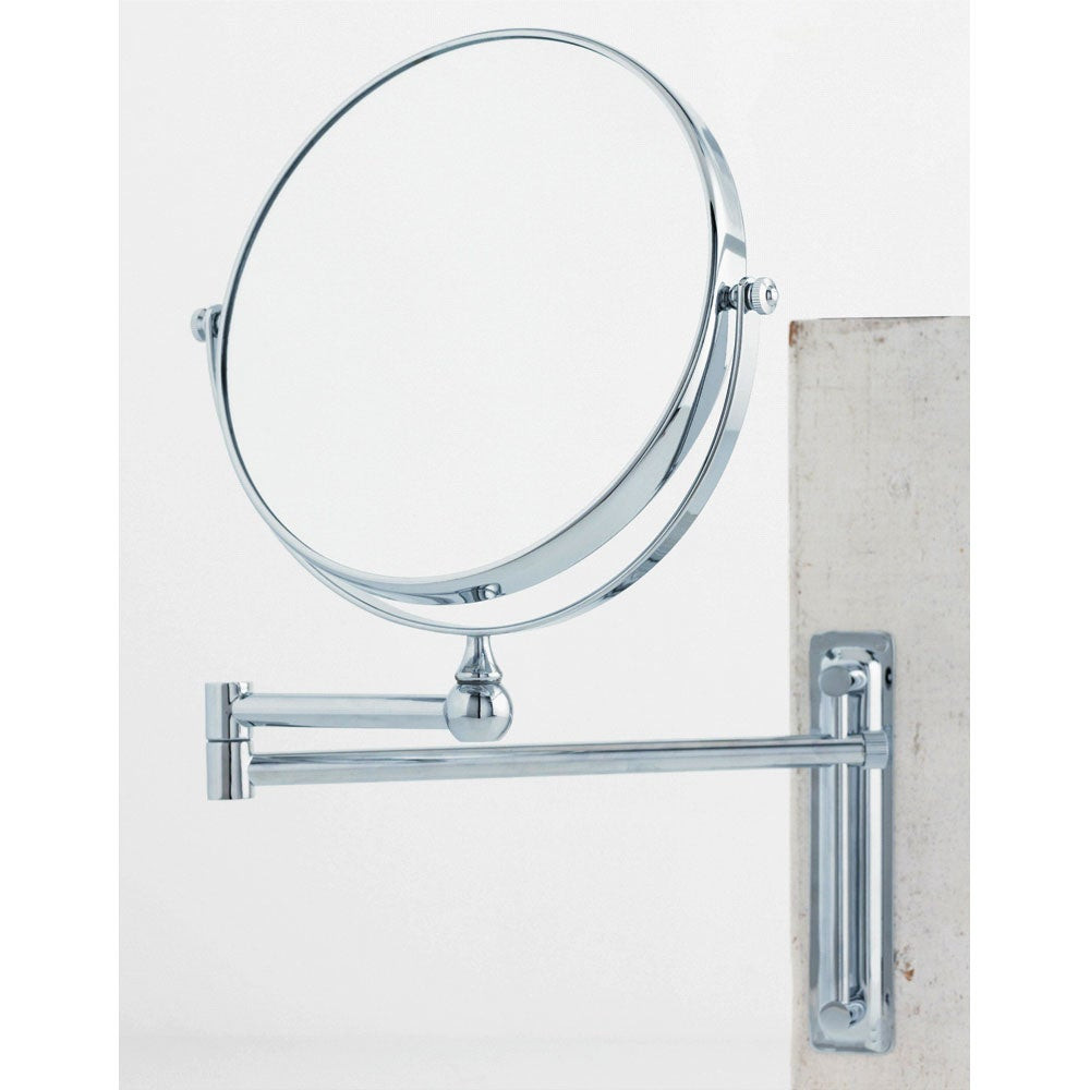 Adjustable Bathroom Mirror
 Danielle 1x 10x Adjustable Round Wall Mount Mirror