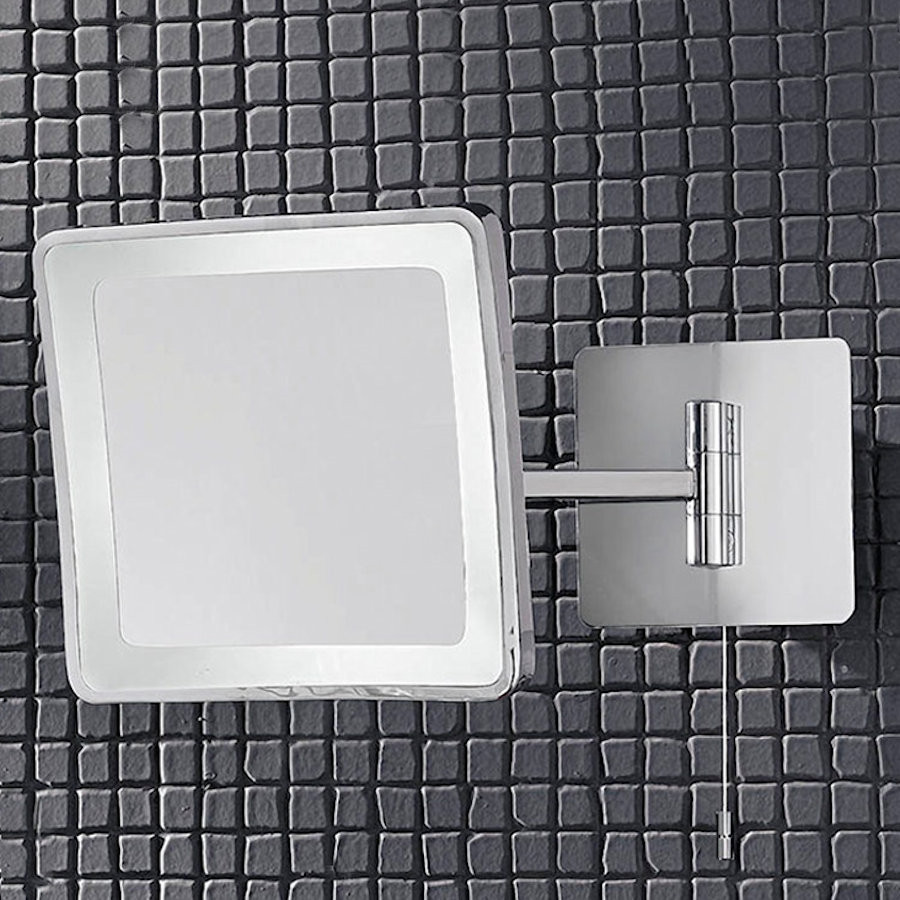 Adjustable Bathroom Mirror
 Franklite WB951EL Illuminated adjustable bathroom mirror