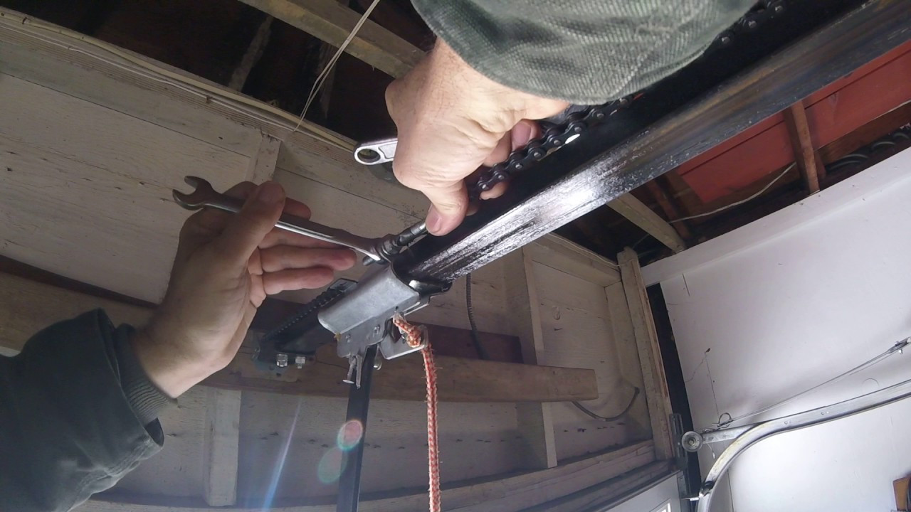 Adjusting Garage Door
 How to adjust a Garage Door Opener s Chain