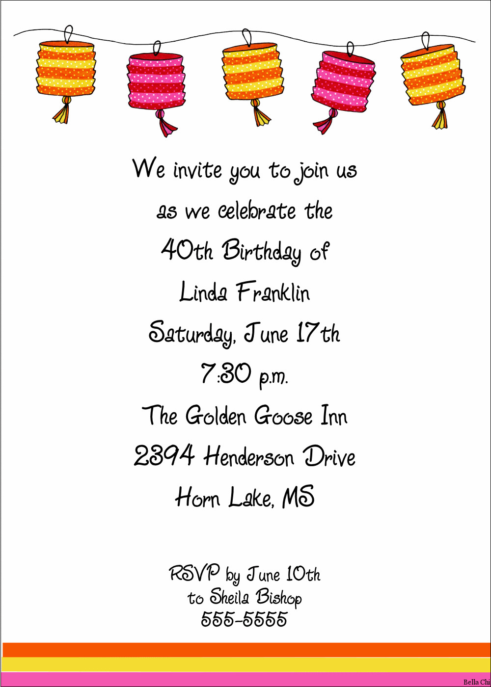 Adult Birthday Invitation Wording
 Invitations for Birthday Party for Adults