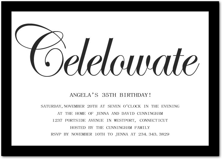 Adult Birthday Invitation Wording
 Wording For Adult Birthday Party Happyinvitation