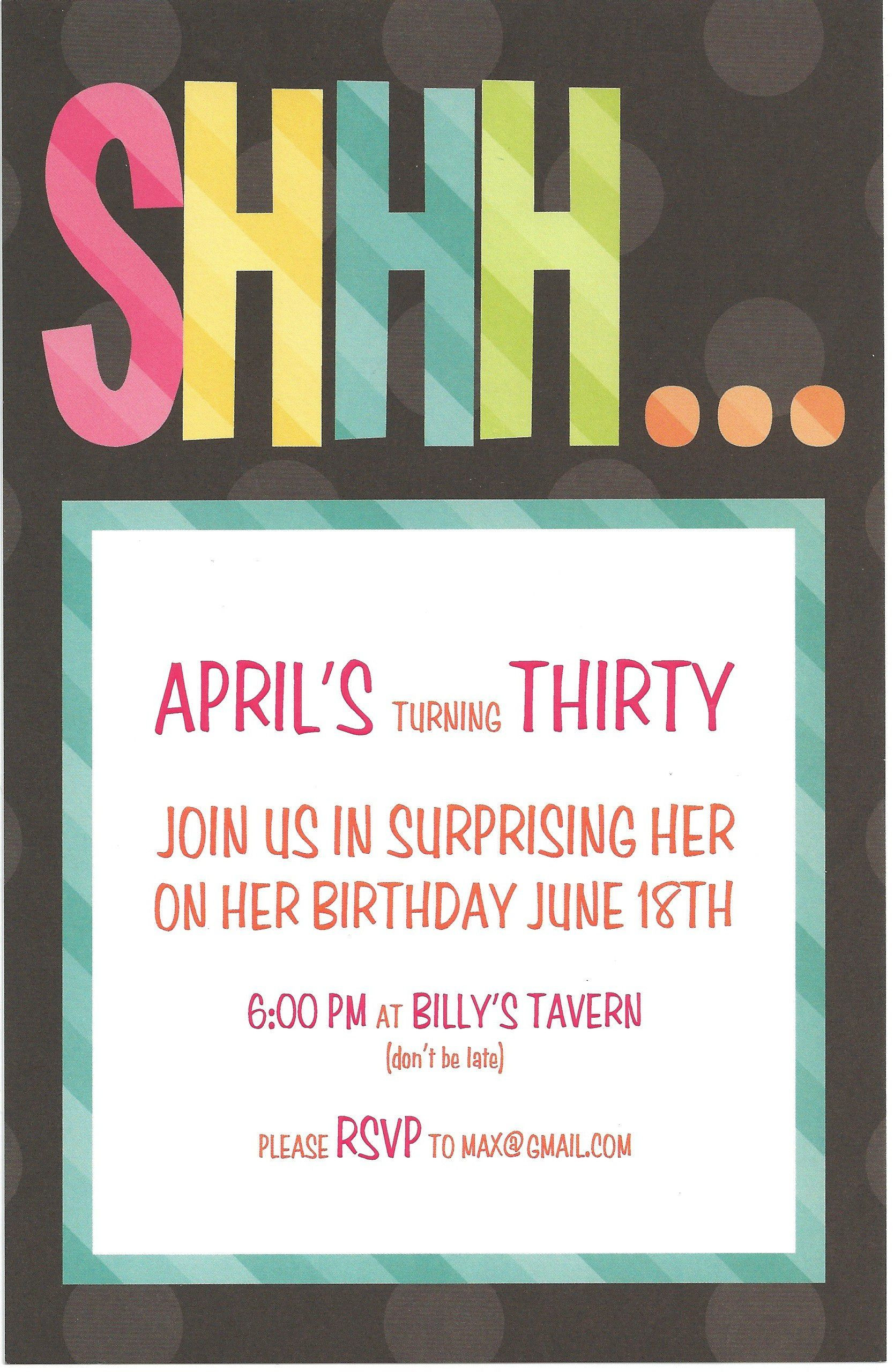 Adult Birthday Invitation Wording
 Adult birthday invitations adult birthday invitations