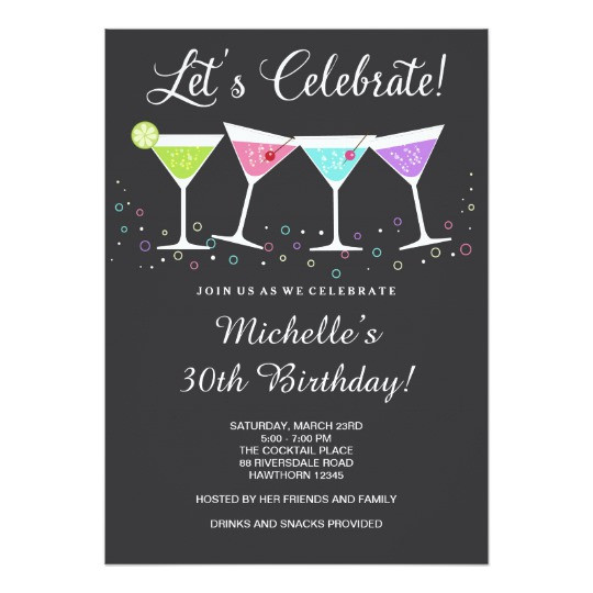 Adult Birthday Invitation Wording
 FREE 30th Birthday Invitation Wording – FREE Printable