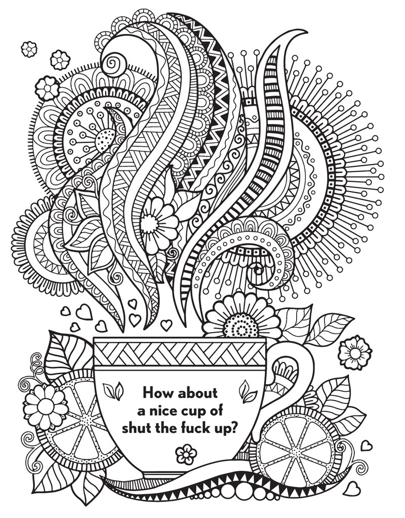 Adult Coloring Book Swear Words
 The Swear Word Coloring Book Hannah Caner