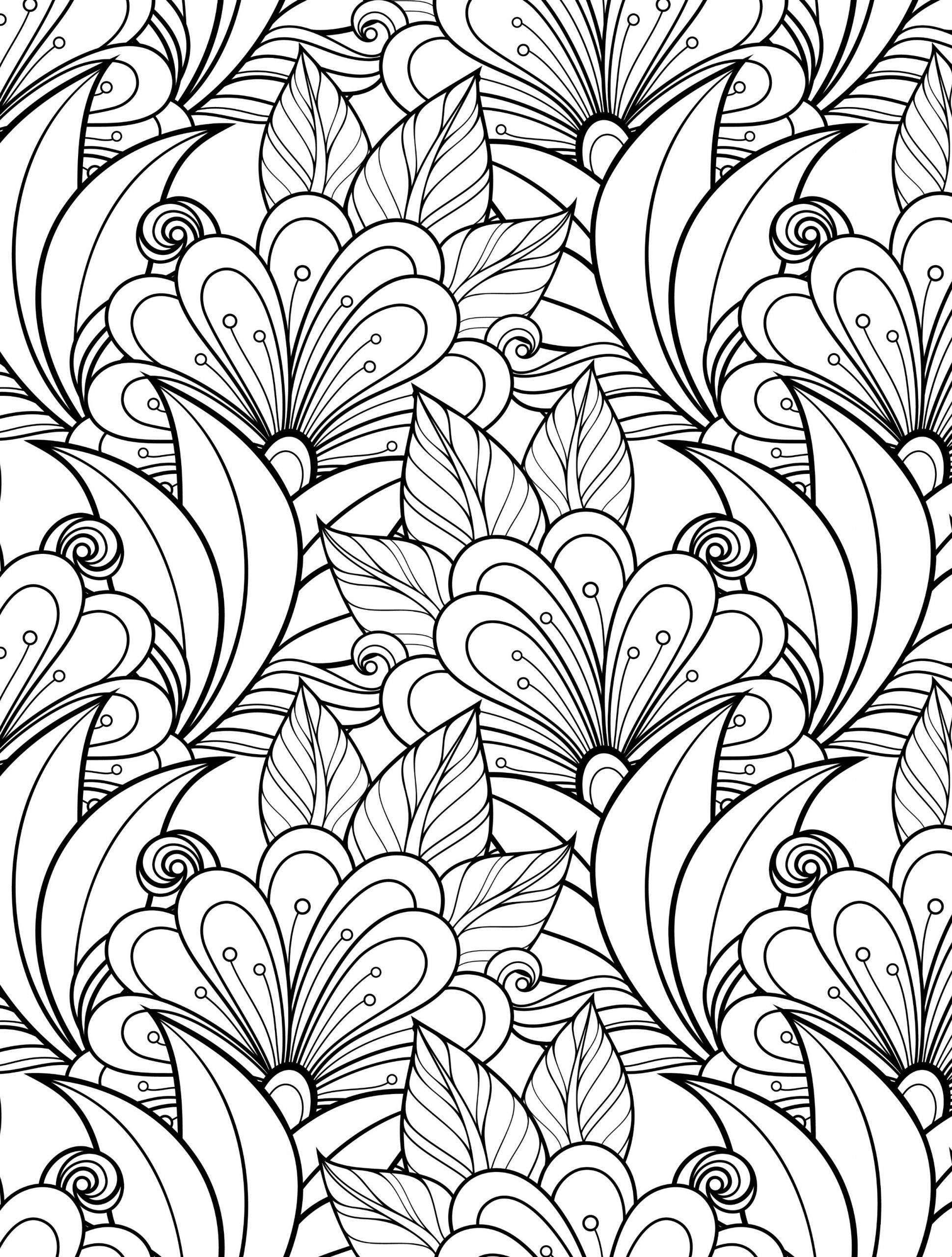 Adult Coloring Pages For Kids
 Floral Coloring Pages for Adults Best Coloring Pages For
