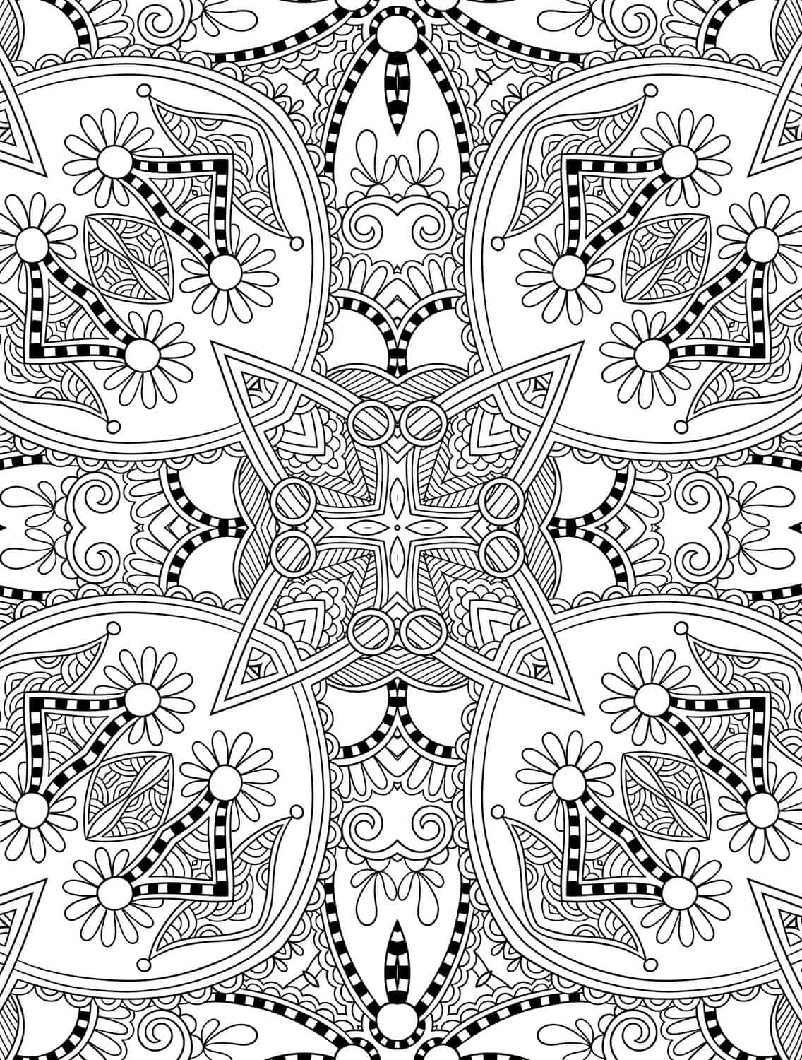 Adult Coloring Pages Printables
 10 Free Printable Holiday Adult Coloring Pages