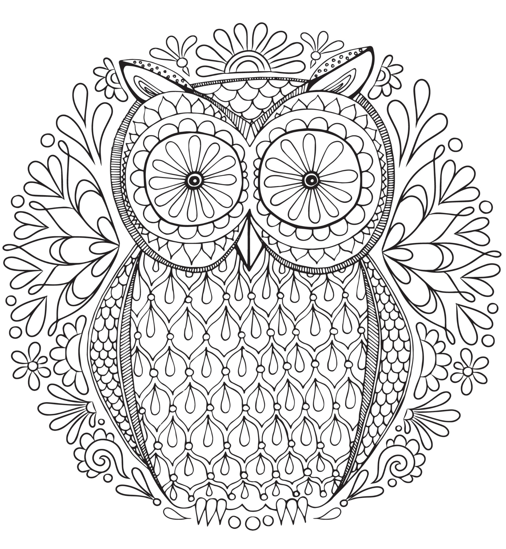 Adult Coloring Pages Printables
 20 Free Adult Colouring Pages The Organised Housewife