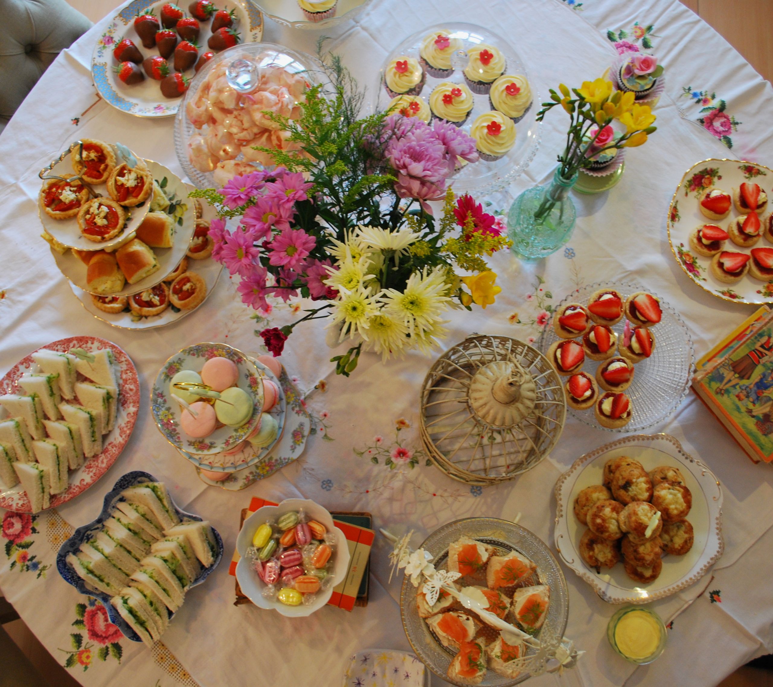 Adult Tea Party Ideas
 A Vintage Tea Party by Rose Apple Bakery