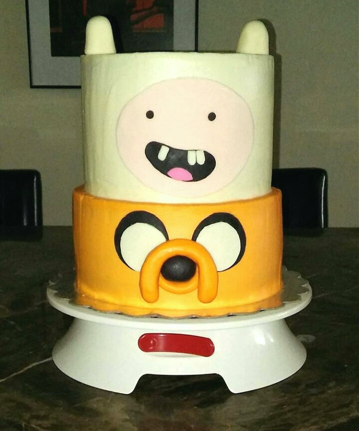 Adventure Time Birthday Cake
 "Adventure Time" cake that I made for my boyfriend s