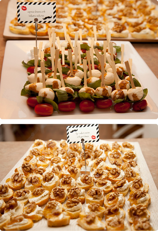 Aengagement Party Food Ideas
 Mustache And Lips Course B Lovely Events