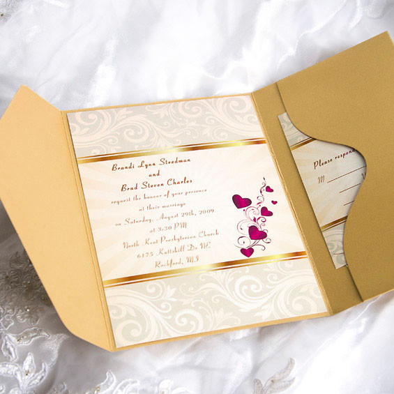 Affordable Pocket Wedding Invitations
 Cheap Pocket Wedding Invitations from