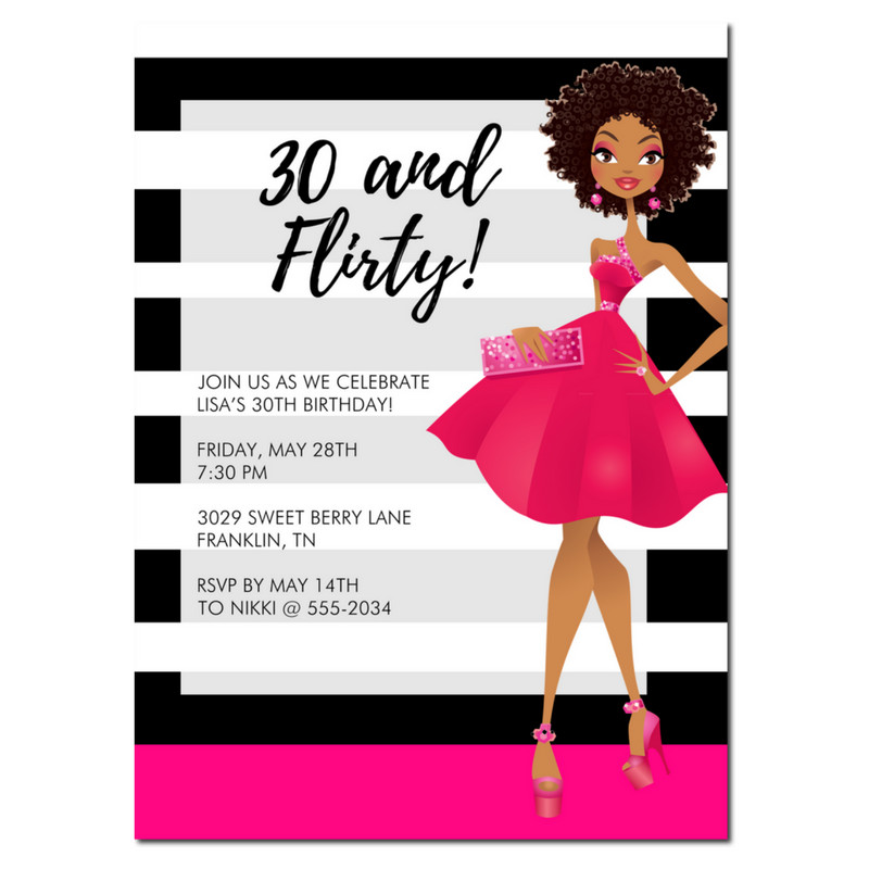 African American Birthday Invitations
 WeBuyBlack Paper African American BirthdayParty Invitation