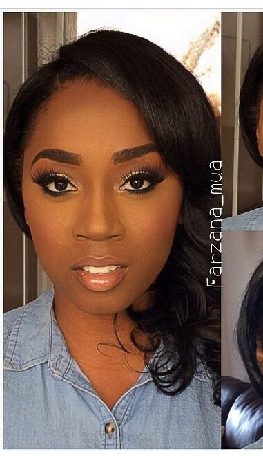 African American Wedding Makeup
 African American bridal makeup inspiration Matte makeup