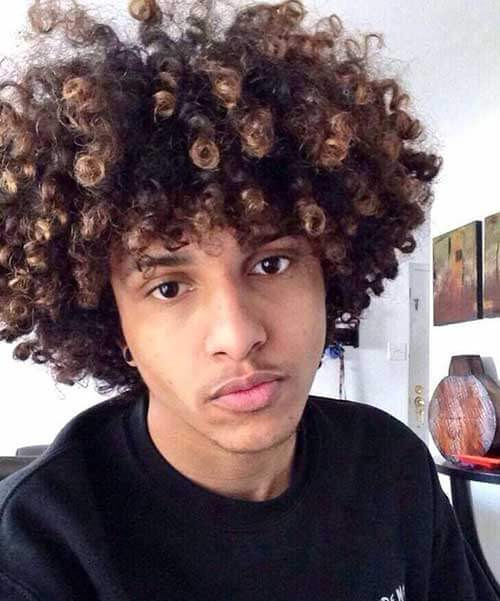 Afro Hairstyles Male
 45 Amazing Curly Hairstyles for Men Inspiration and Ideas