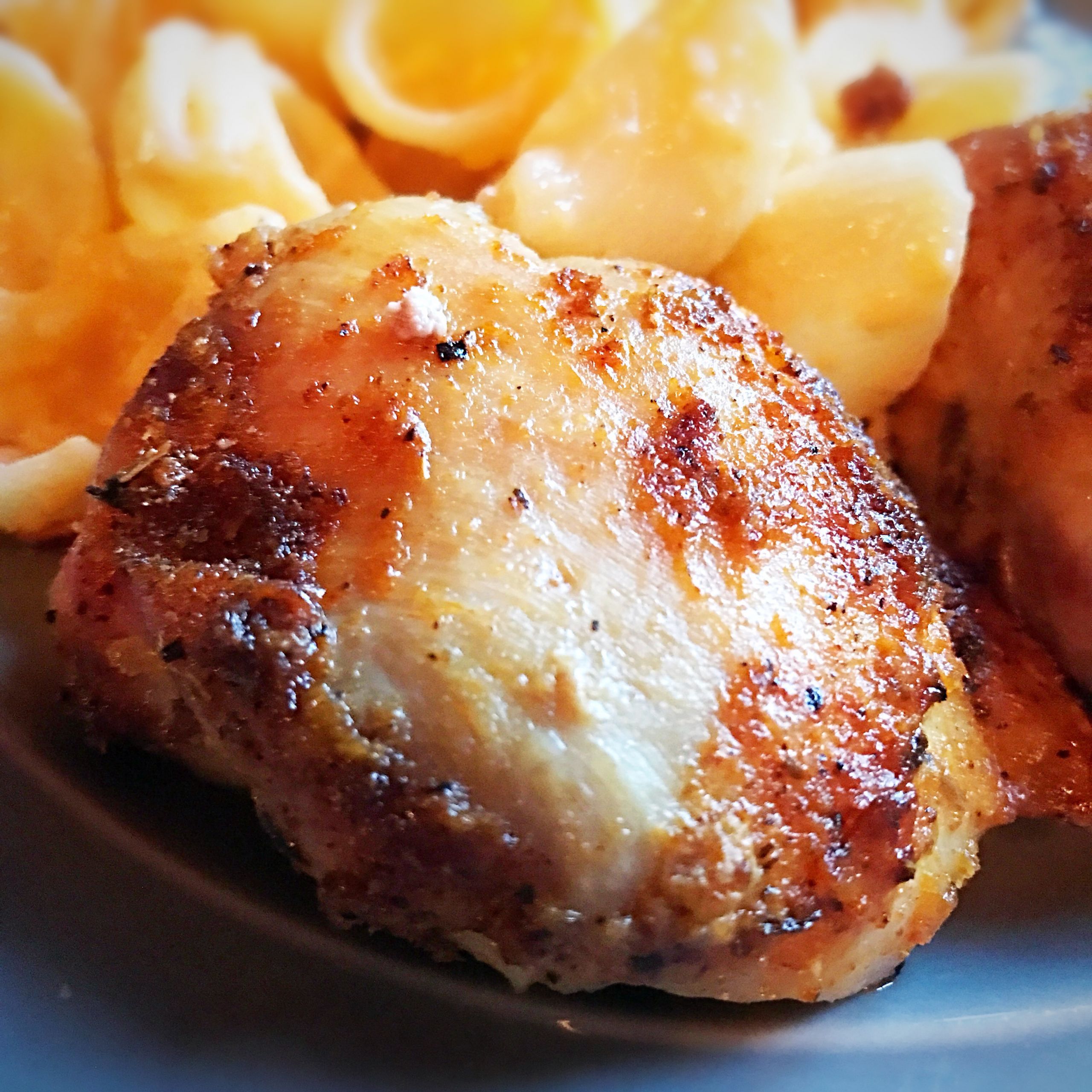 Air Fryer Fried Chicken Thighs
 Air Fryer “That Man’s Chicken” Thighs 4 – 5 Smart Points