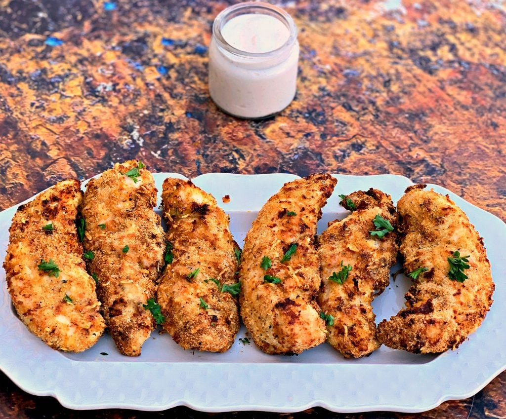 Air Fryer Grilled Chicken Tenders
 Easy Air Fryer Parmesan Breaded Fried Chicken Tenders