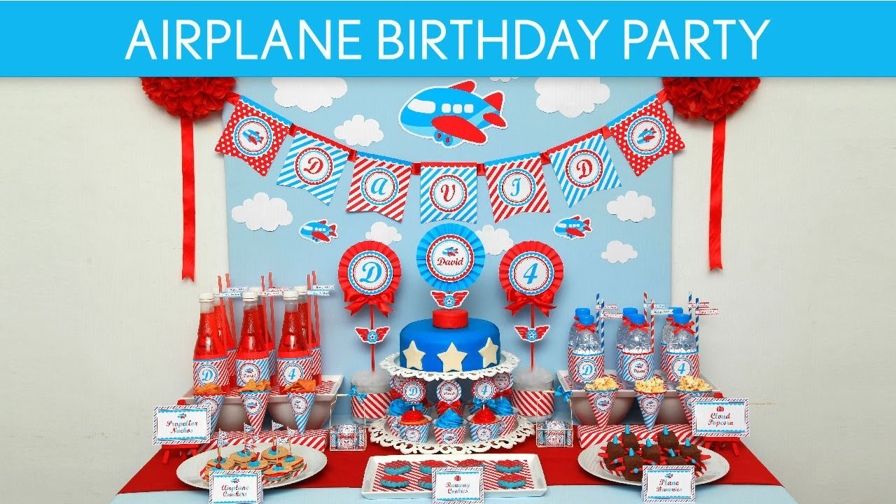 Airplane Birthday Party Ideas
 Airplane Birthday Party Ideas Airplane B33