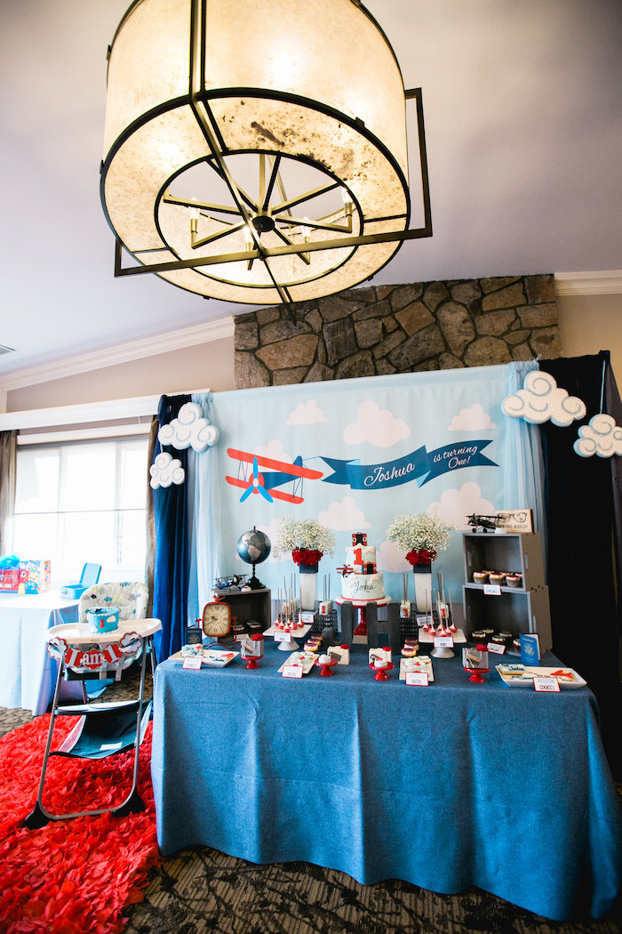 Airplane Birthday Party Ideas
 Kara s Party Ideas "Time Flies" Airplane Birthday Party