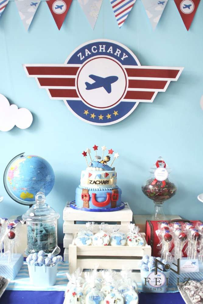 Airplane Birthday Party Ideas
 Awesome airplane birthday party See more party ideas at