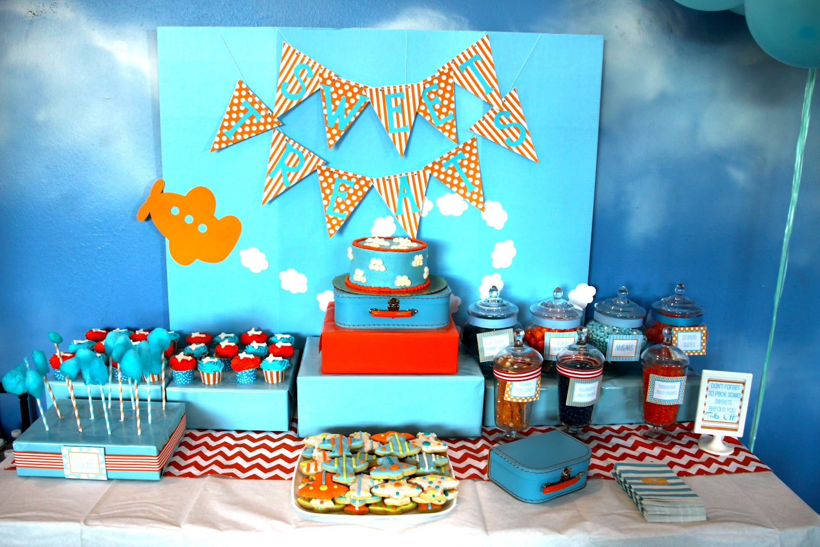 Airplane Birthday Party Ideas
 Daily Dimples Airplane Party Details