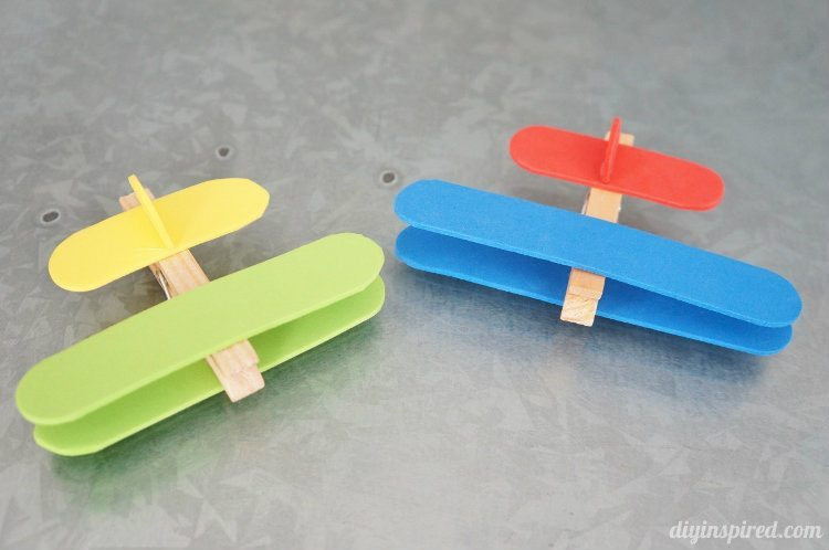 Airplane Crafts For Kids
 Airplane Clothespin Kids Craft DIY Inspired