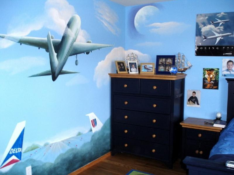 Airplane Kids Room
 15 Cool Airplane Themed Bedroom Ideas for Boys Rilane