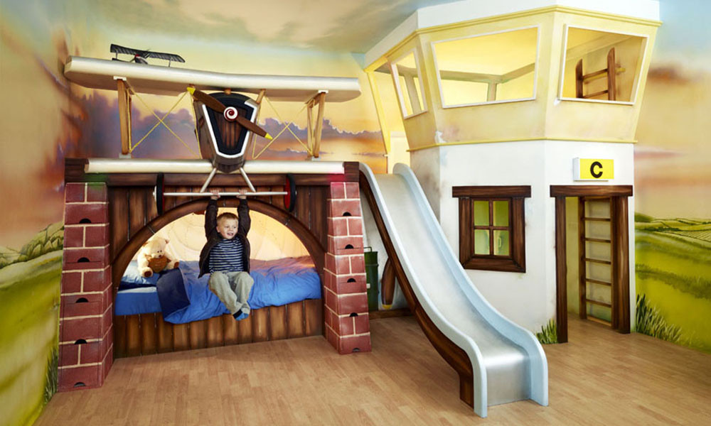 Airplane Kids Room
 Baron s Bunk Luxury handmade boys bedroom and furniture