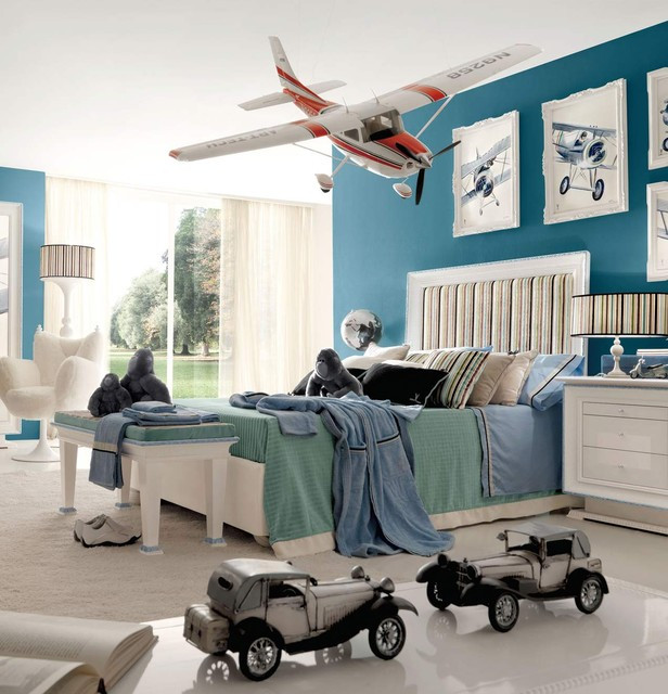 Airplane Kids Room
 Willy aviation inspired kids bedroom by Imagine Living